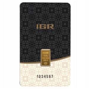 IGR 0,5 gram Gold Bar LBMA GD Refiner
