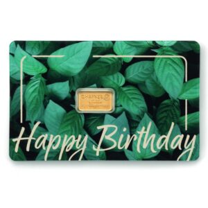 C. Hafner - Happy Birthday 1 gram Gold Bar LBMA GD Refiner