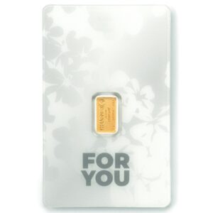 C. Hafner - For You 1 gram Gold Bar LBMA GD Refiner (white)
